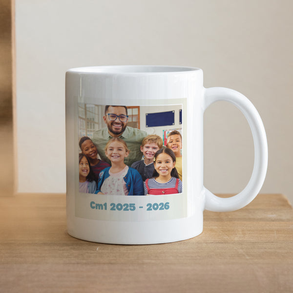 Mug Objets Blanc Cadeau fin d'année photo