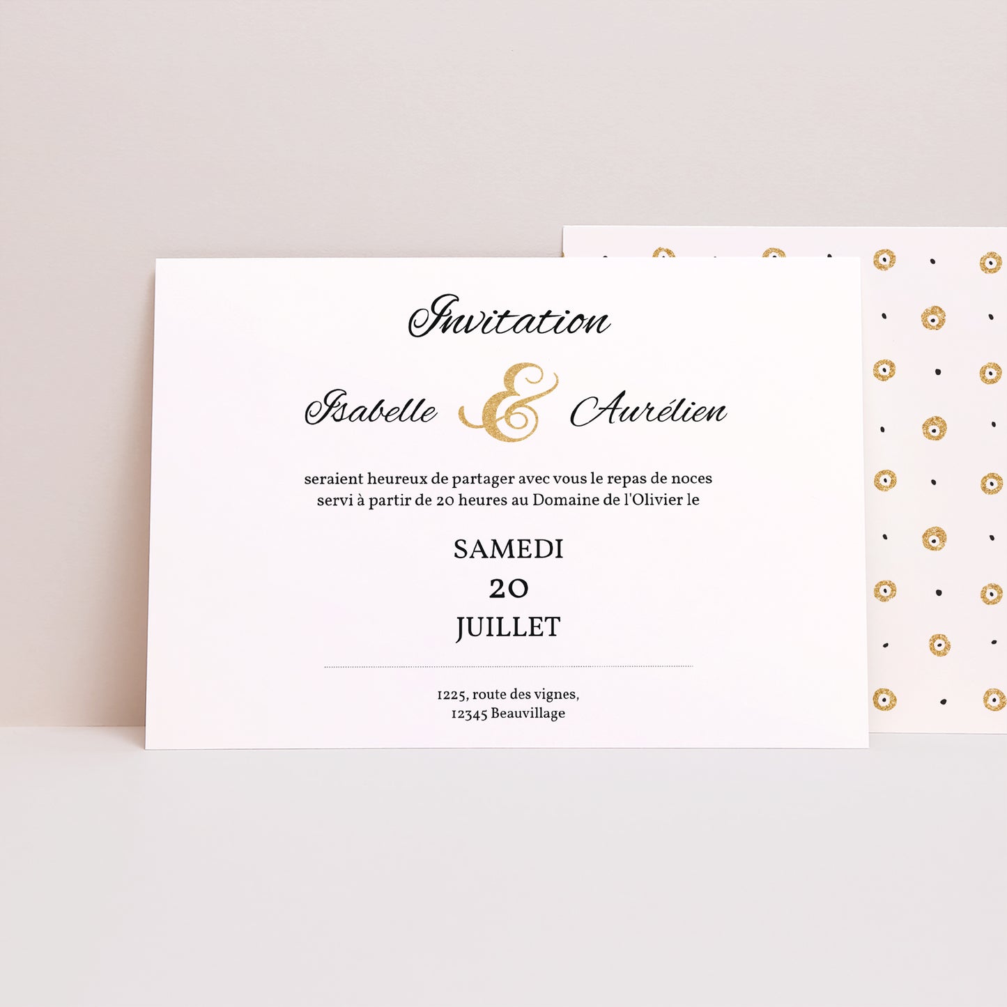 Invitations Mariage Paysage De Bon Ton photo N° 1