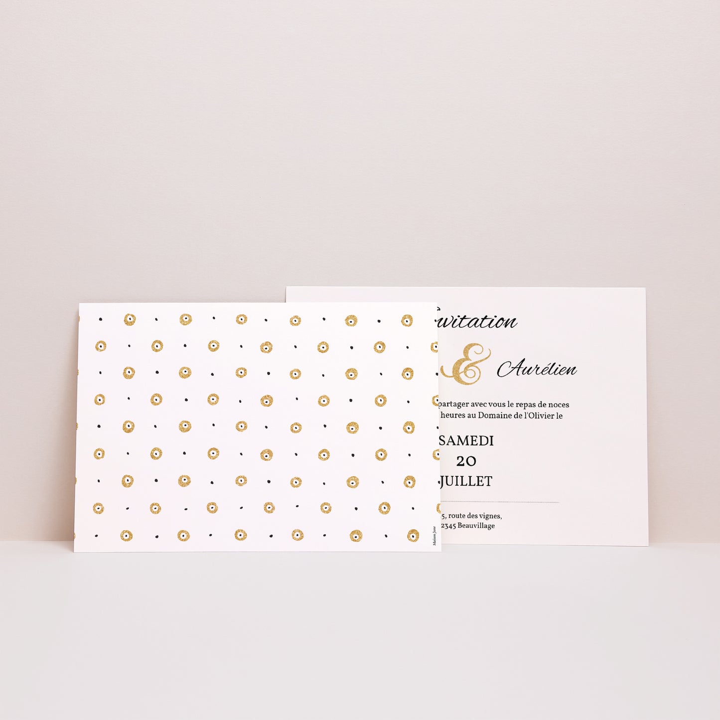 Invitations Mariage Paysage De Bon Ton photo N° 2
