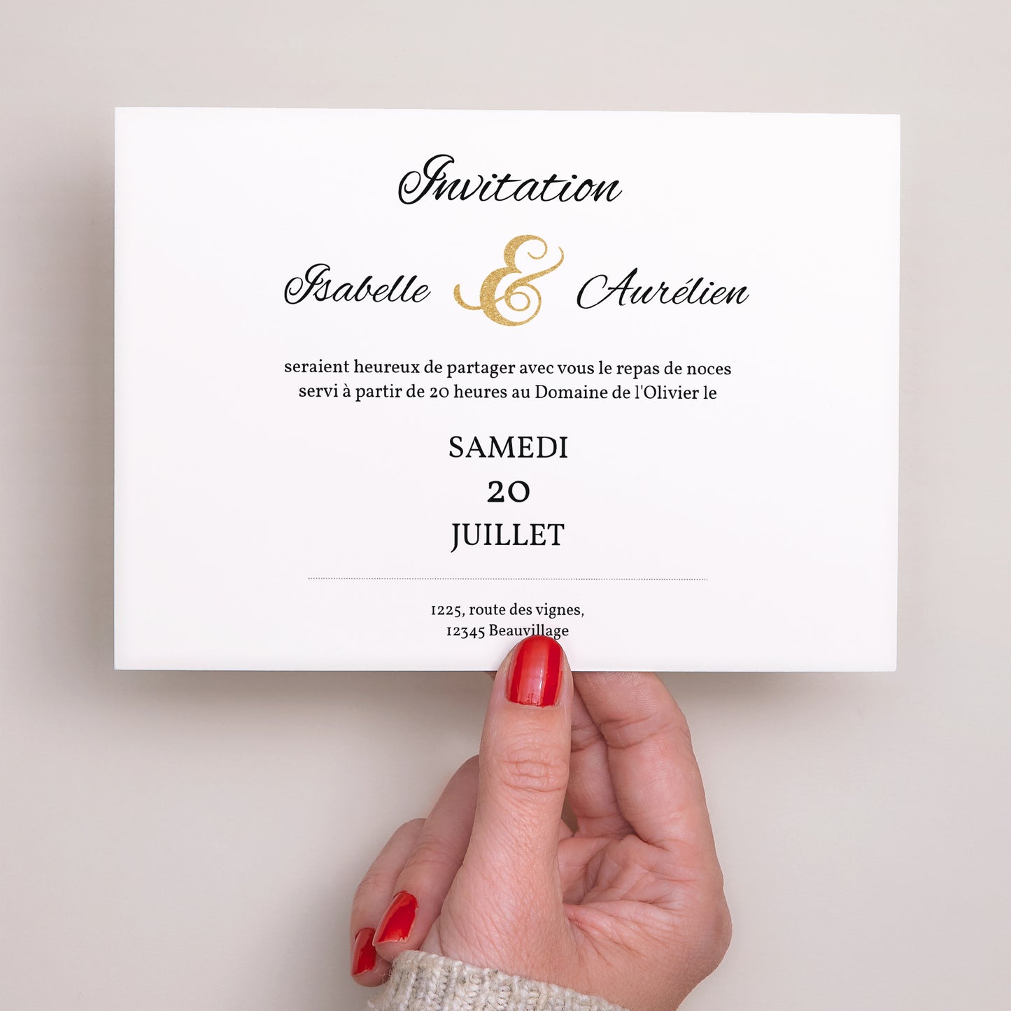 Invitations Mariage Paysage De Bon Ton photo N° 3
