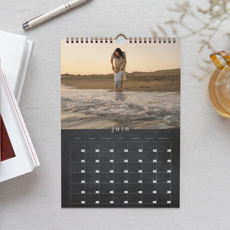 Calendrier Fin d'année Mural A4 Sacrée Ardoise