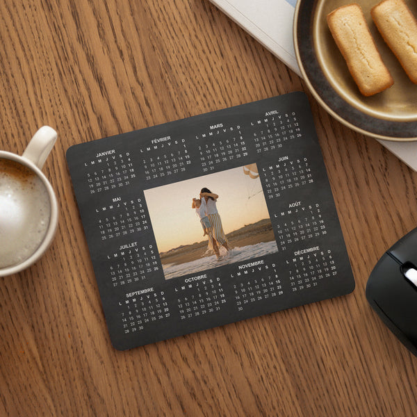 Tapis de souris Fin d'année Rectangle Sacrée Ardoise photo