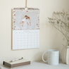 Calendrier Fin d'année Mural A4 Liberty floral photo N° 3