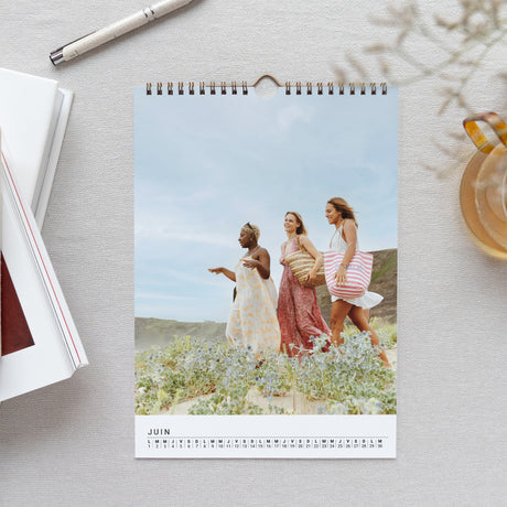 Calendrier Fin d'année Mural A4 Photo XL