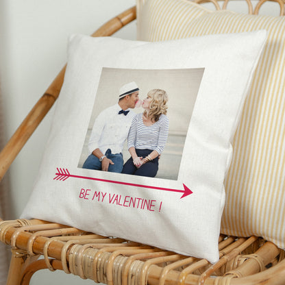 Coussin Objets Beige naturel Be my Valentine photo N° 1