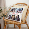 Coussin Objets Beige naturel I love you photo N° 2