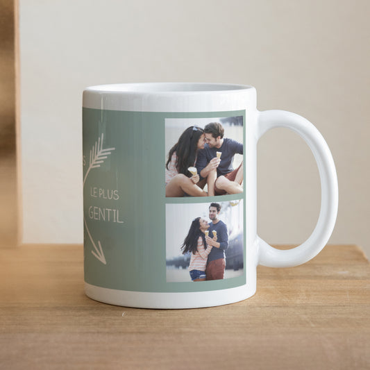 Mug Objets Blanc Mug à message photo