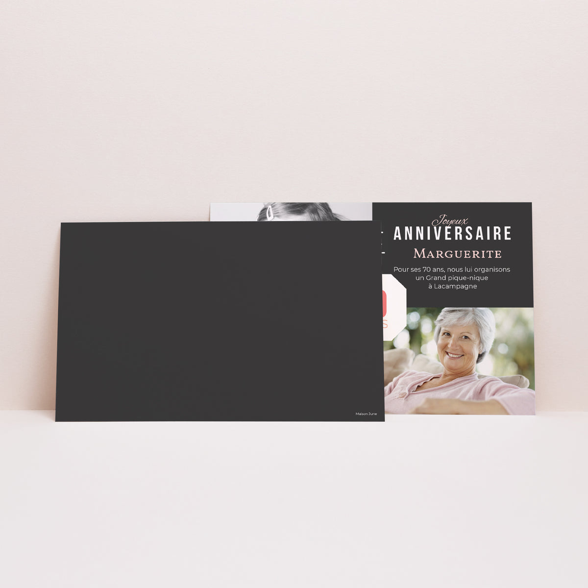Invitations Anniversaire Adulte Paysage 70ème Anniversaire photo N° 2
