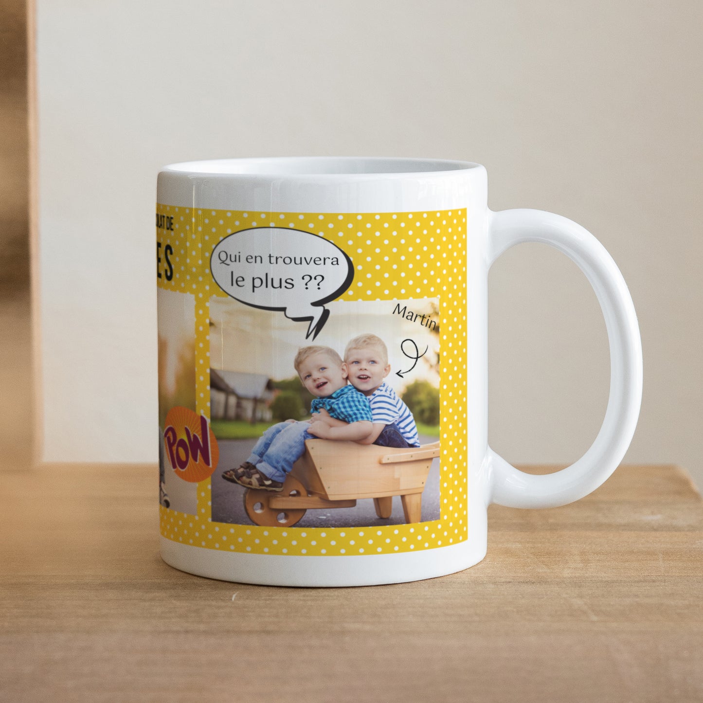 Mug Objets Blanc Chasse aux oeufs photo N° 1