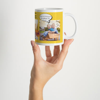 Mug Objets Blanc Chasse aux oeufs photo N° 2