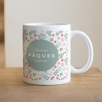 Mug Objets Blanc Pâque fleurie photo N° 1