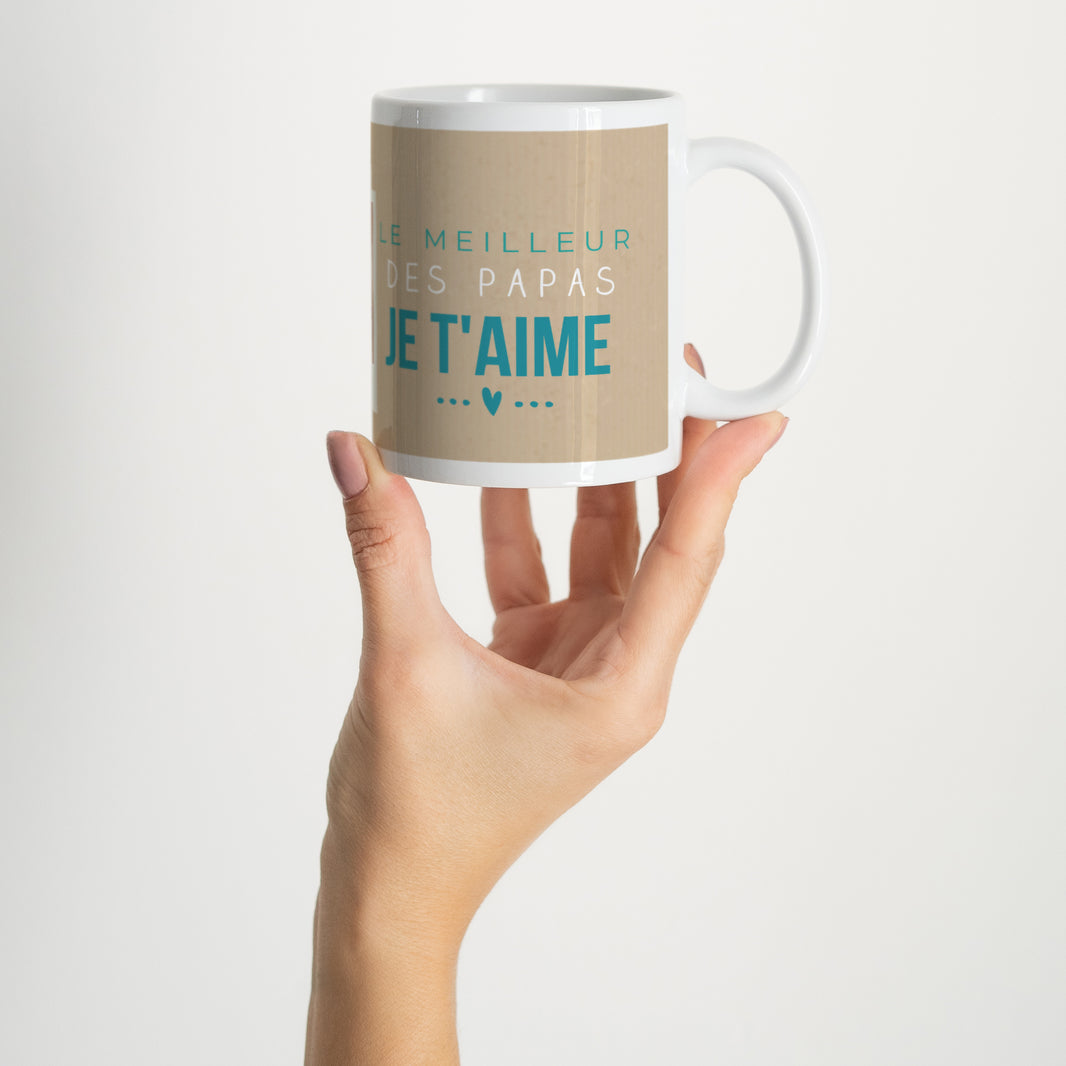 Mug Objets Blanc Le meilleur des papas photo N° 2