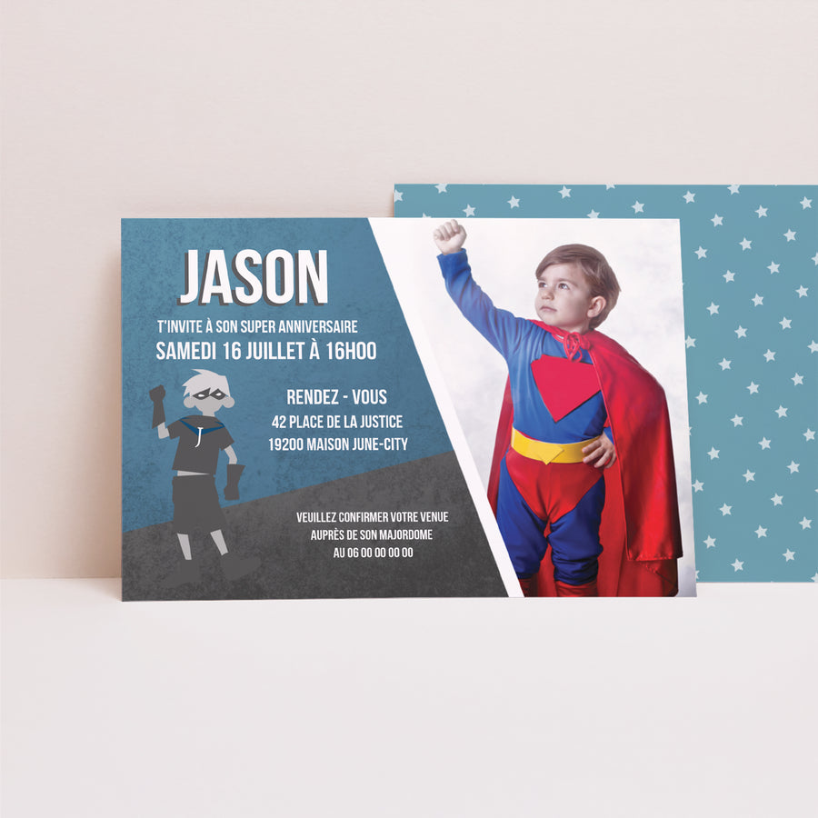 Invitations Anniversaire Enfant Paysage Super anniversaire photo