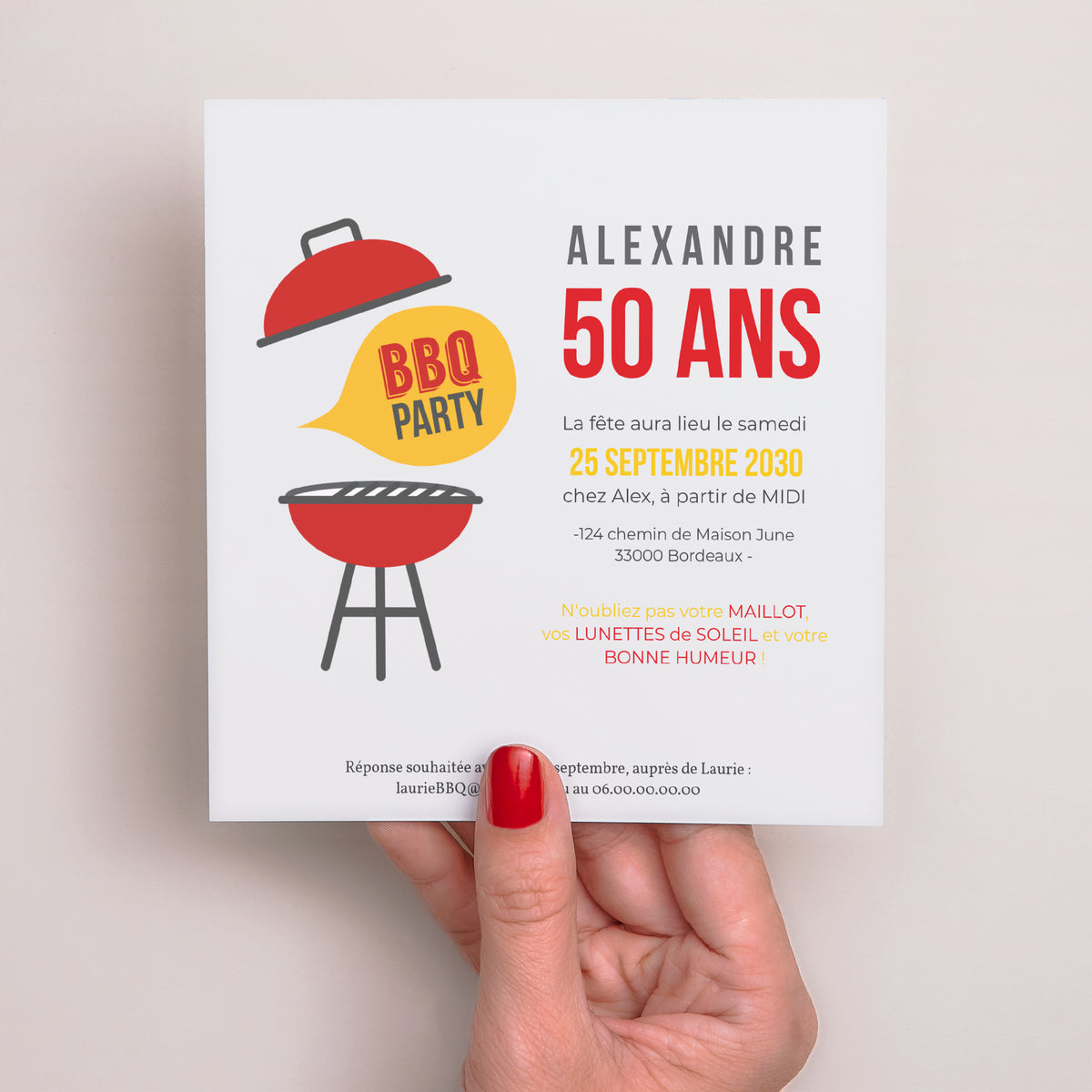 Carte Pop-Up 3D 'BBQ Grill – Grillmeister' | Invitation Anniversaire Barbecue, Bon Cadeau Homme, Carte Vœux Grillade Originale