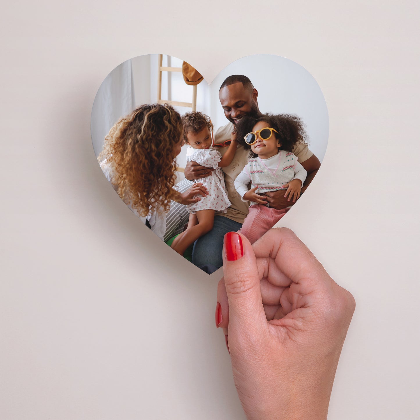 Carte de Noel Fin d'année Cœur Voeux d'amour photo N° 2