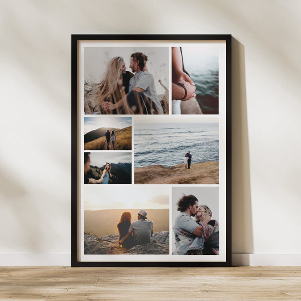 Affiche Photos Portrait 60 x 90 cm Multiphotos Déco photo