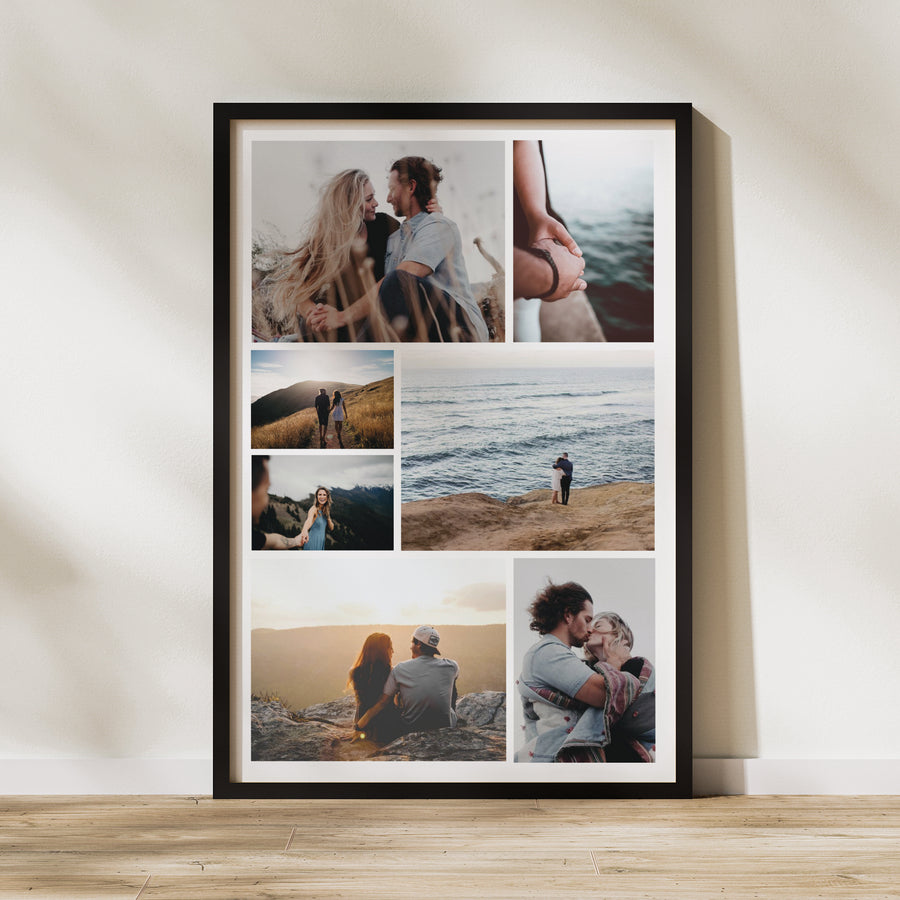 Affiche Photos Portrait 60 x 90 cm Multiphotos Déco photo