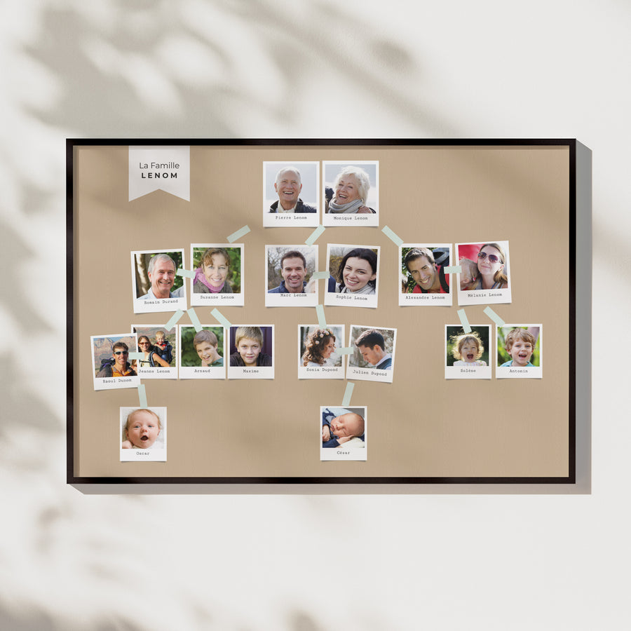 Affiche Photos Paysage 90 x 60 cm Racines familiales photo