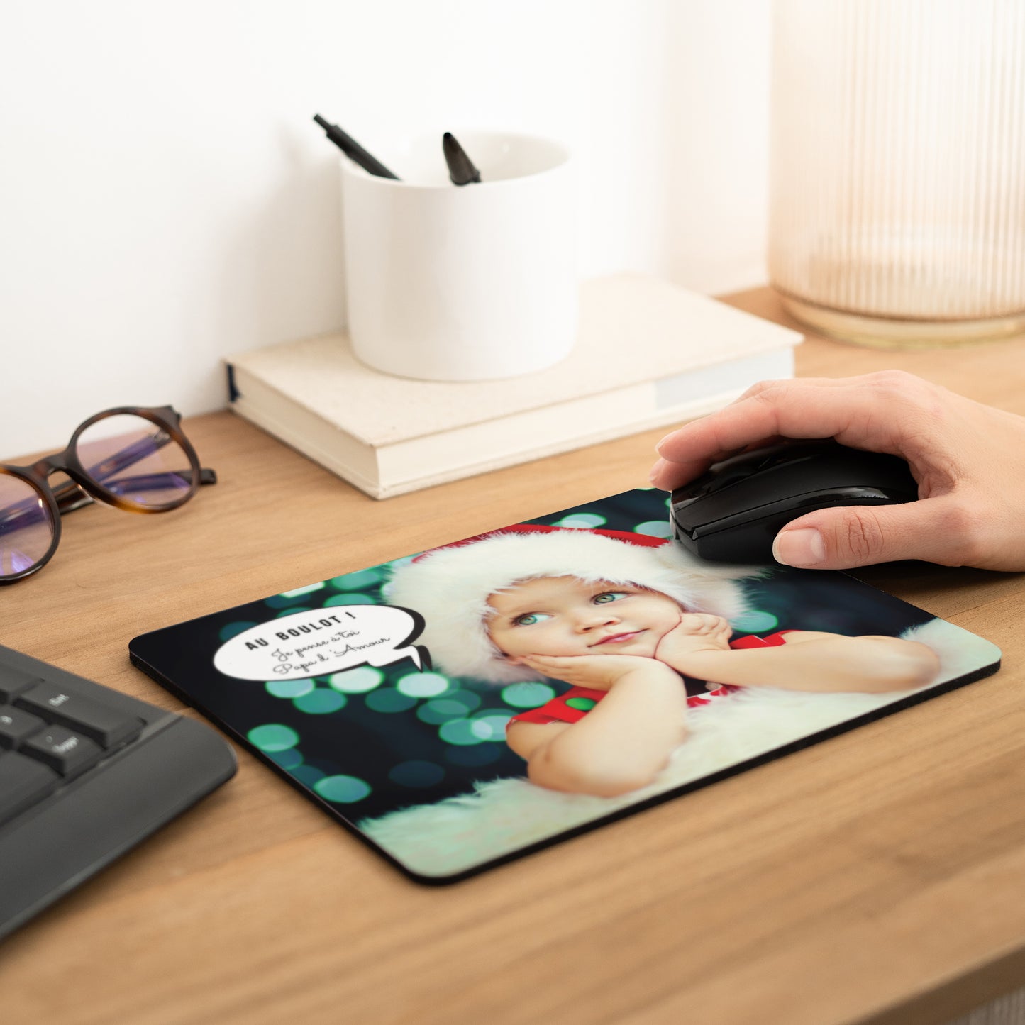 Tapis de souris Objets Rectangle Au boulot ! photo N° 2