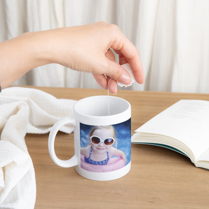 Mug Objets Blanc Initiale + prénom photo N° 3