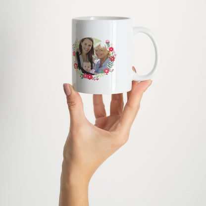 Mug Objets Blanc Couronne de Fête photo N° 2