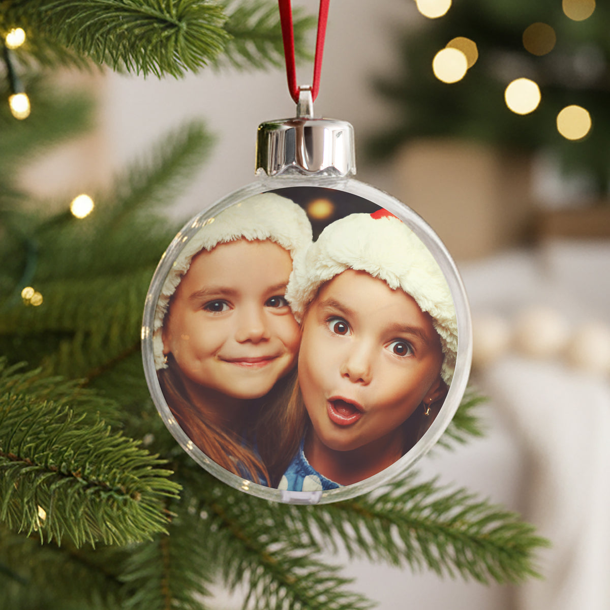 Boule de Noël Fin d'année Ronde Chouette Noël photo N° 1