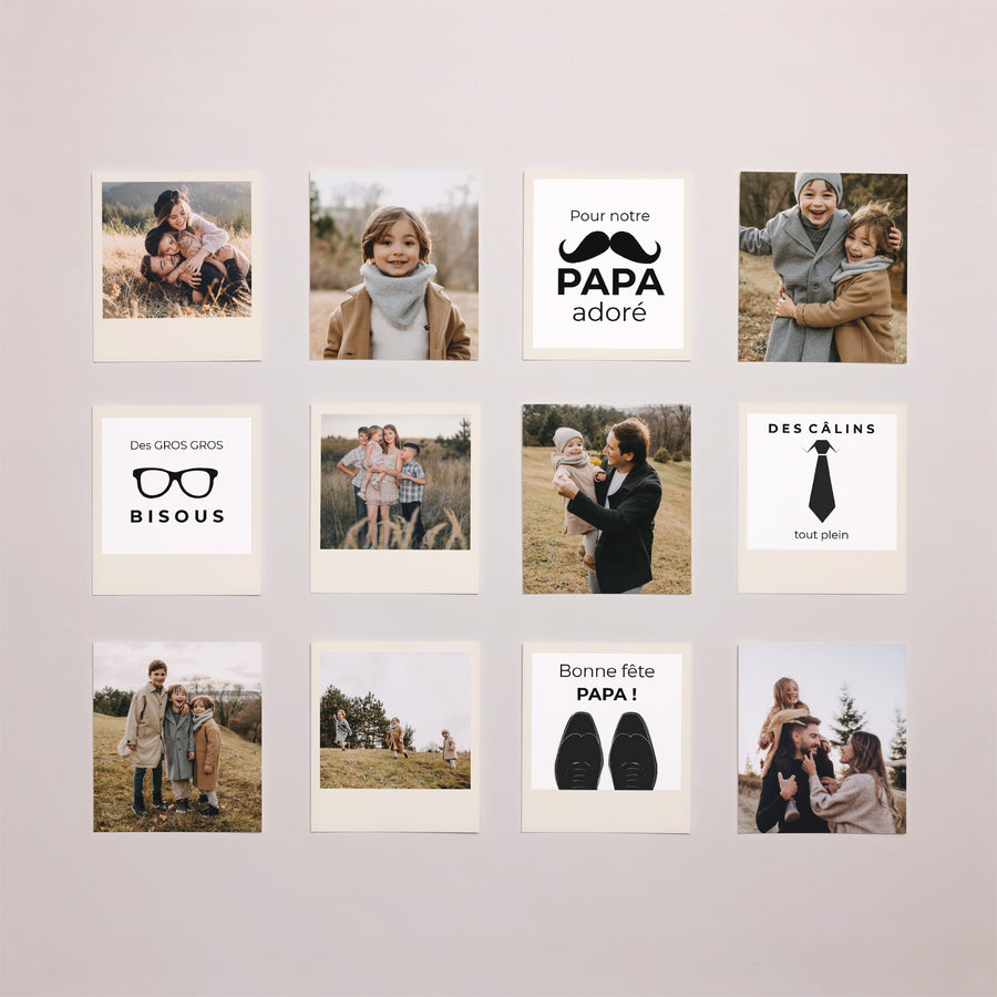 Tirage photo Photos Lot de 12 Viva Papa photo