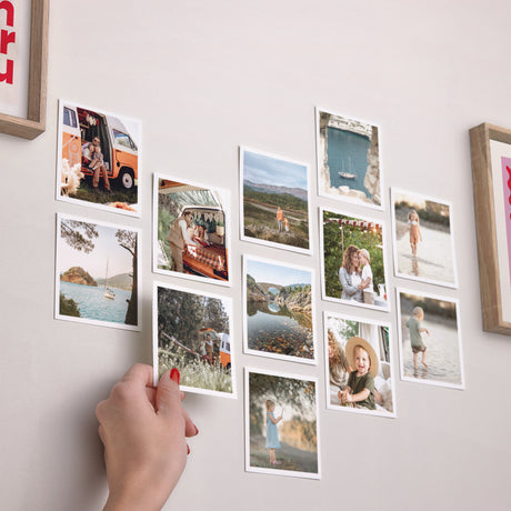 Tirage photo Photos Lot de 12 Basique Blanc