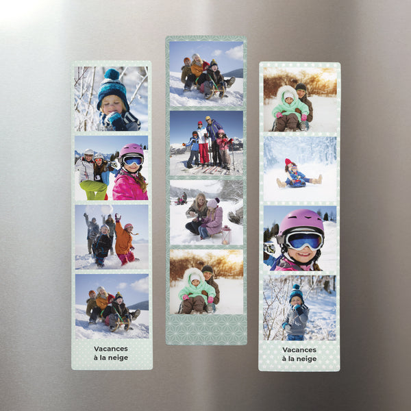 Tirage photo Photos Lot de 3, magnétique Hiver doux photo