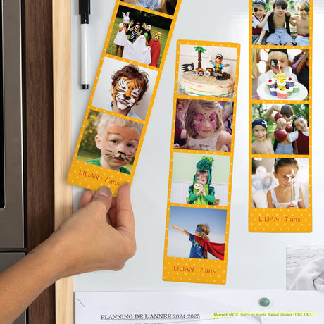 Tirage photo Photos Lot de 3, magnétique Anniversaire enfant