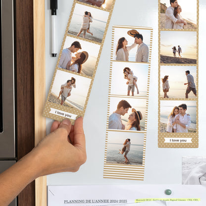 Tirage photo Photos Lot de 3, magnétique Love rose etc... photo N° 2