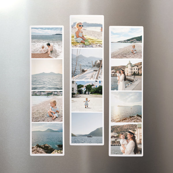Tirage photo Photos Lot de 3, magnétique Blanc Classic photo