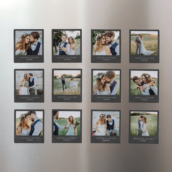 Tirage photo Photos Lot de 12, magnétique Mini ardoises photo