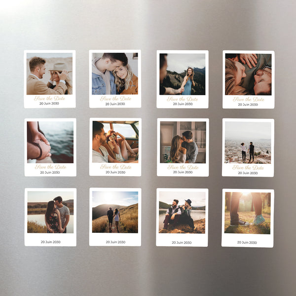 Tirage photo Photos Lot de 12, magnétique Magnet méli-mélo photo