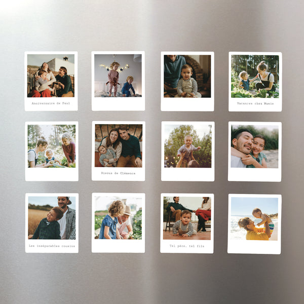 Tirage photo Photos Lot de 12, magnétique Basique Classique Magnétique photo