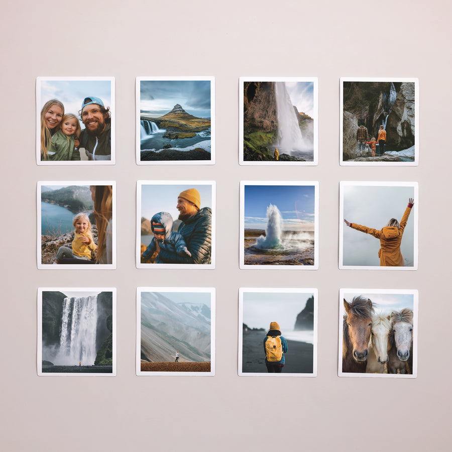 Tirage photo Photos Lot de 12, magnétique Basique Blanc Magnétique photo