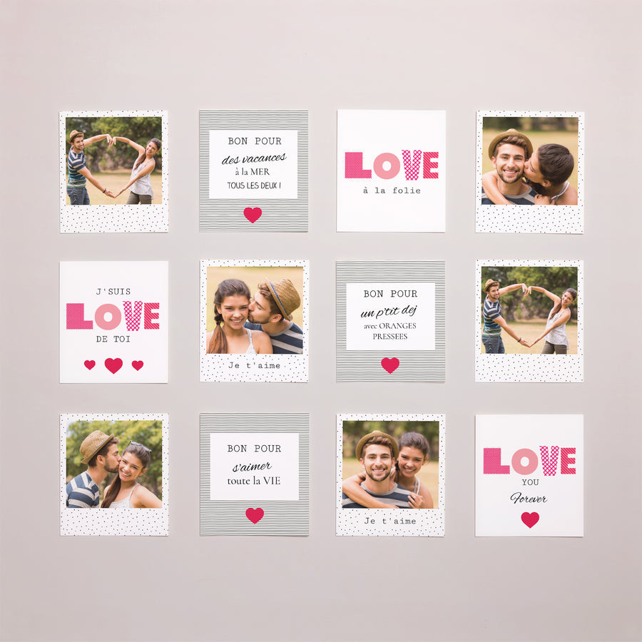 Tirage photo Photos Lot de 12 Bon pour photo