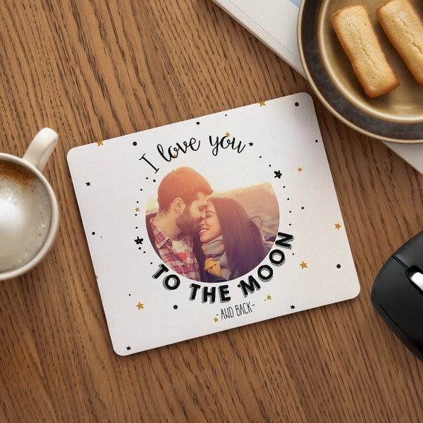Tapis de souris Objets Rectangle Love to the Moon photo