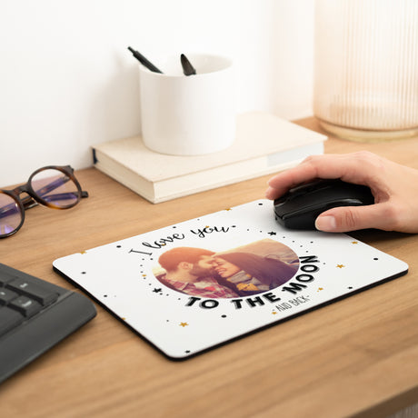 Tapis de souris Objets Rectangle Love to the Moon