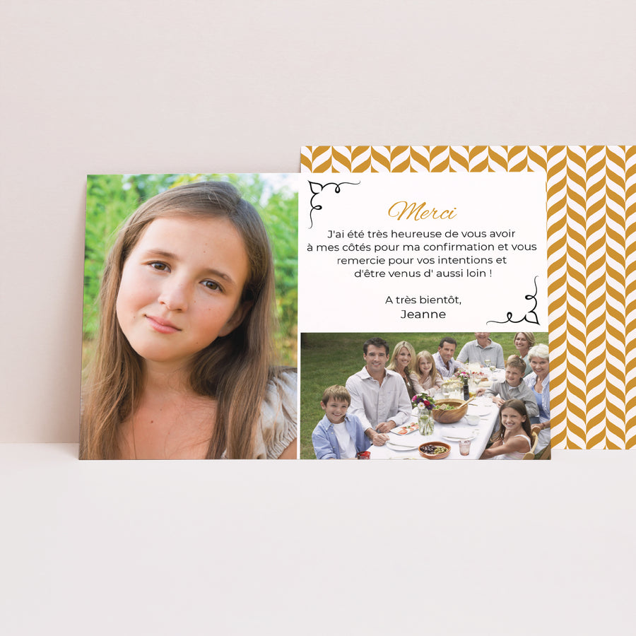Remerciements Confirmation Paysage Saint-Esprit, merci photo
