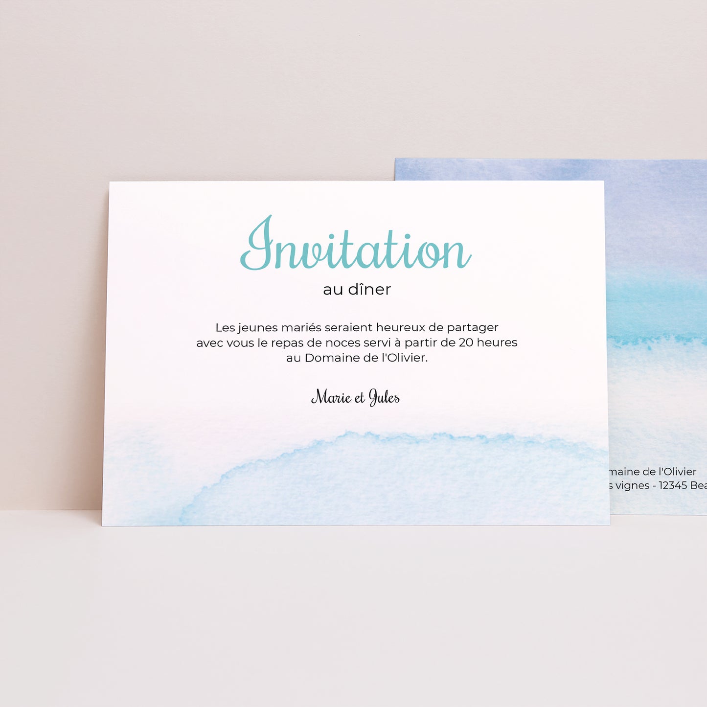 Invitations Mariage Paysage Aquae Sextiae photo N° 1