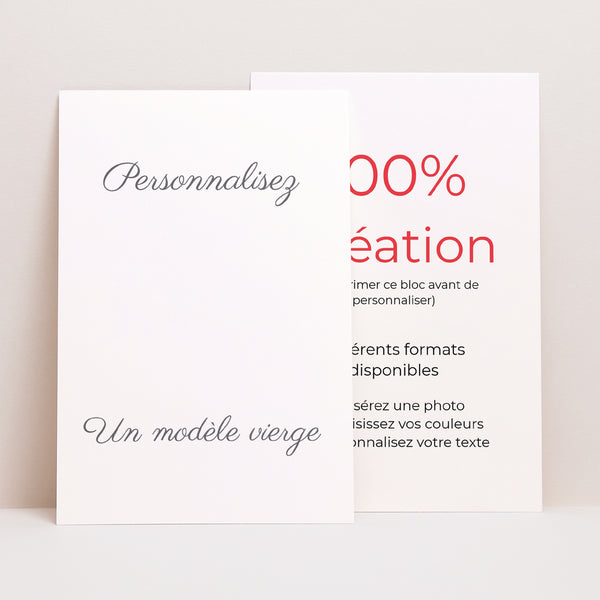 Invitations Anniversaire Adulte Portrait Vierge photo