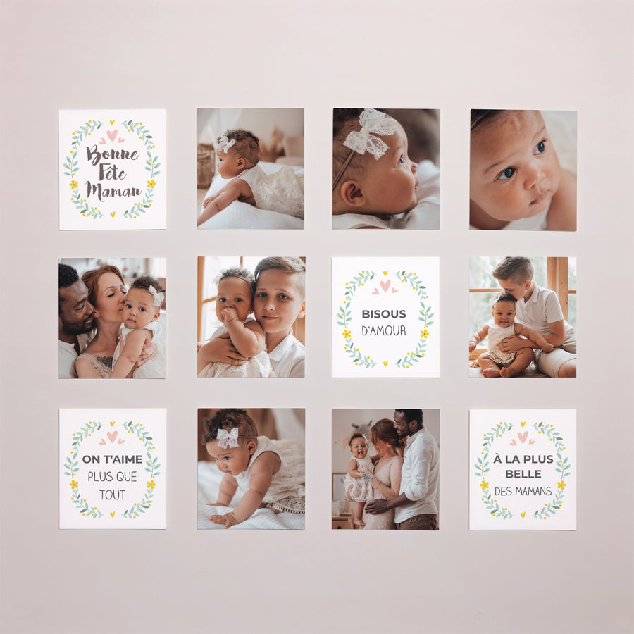 Tirage photo Photos Lot de 12 Maman héroïque photo