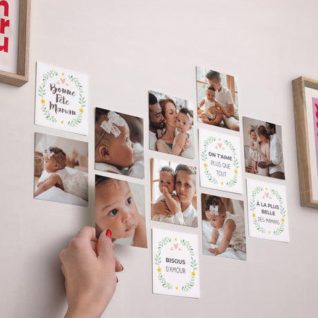 Tirage photo Photos Lot de 12 Maman héroïque