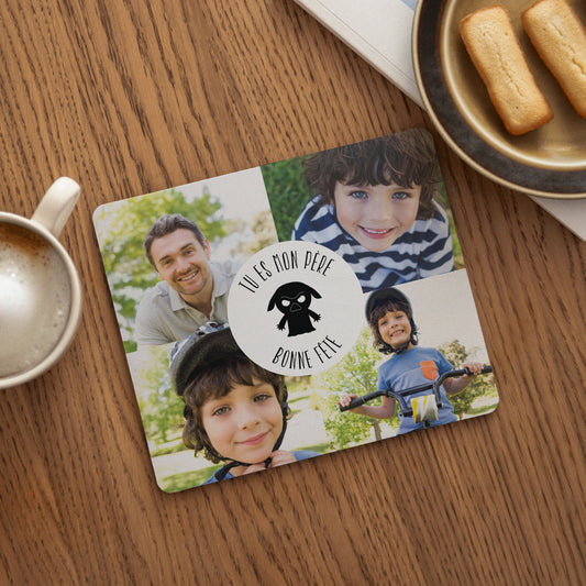 Tapis de souris Objets Rectangle Tu es mon père photo