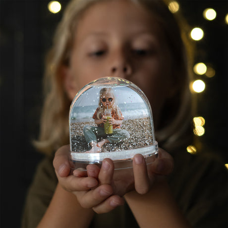 Boule à neige Fin d'année Verre Licorne Magique