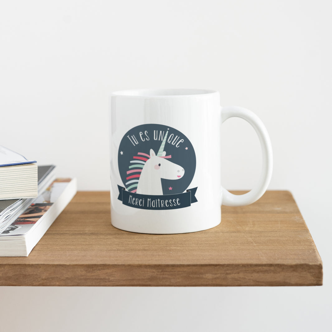 Mug Objets Blanc Licorne Magique photo N° 4