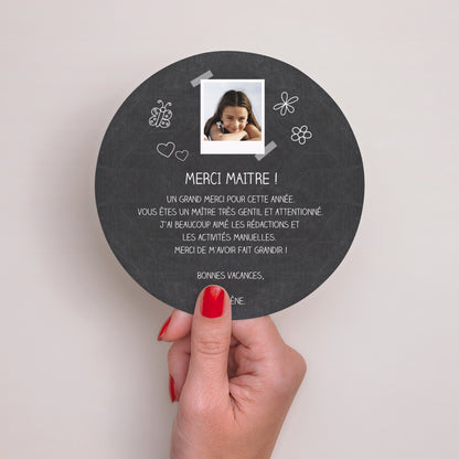 Faire-part Objets Rond Bulletin de fin d'Année photo N° 2