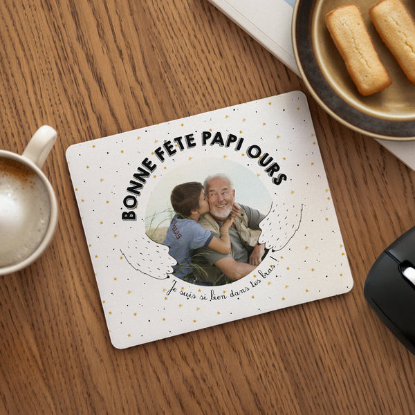 Tapis de souris Objets Rectangle Papi Ours photo