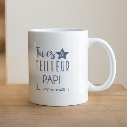 Mug Objets Blanc Super papi photo N° 1